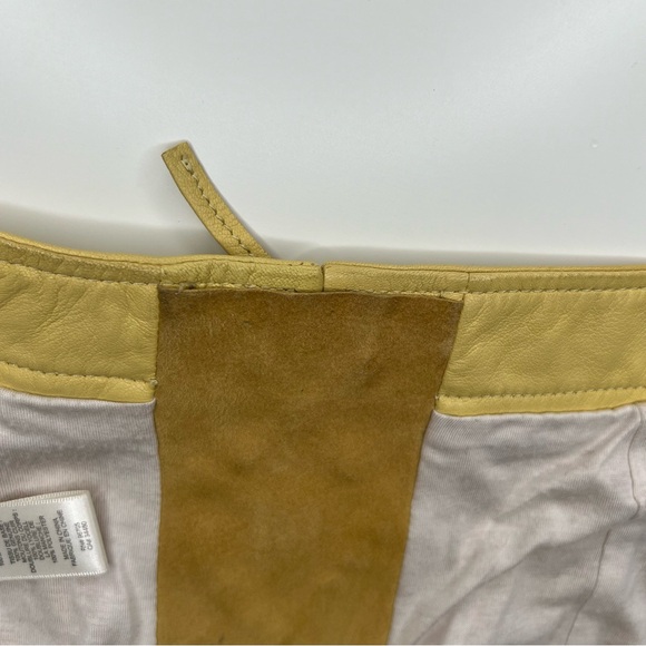 Rebecca Taylor Yellow Lamb Leather Jacket - Picture 13 of 14